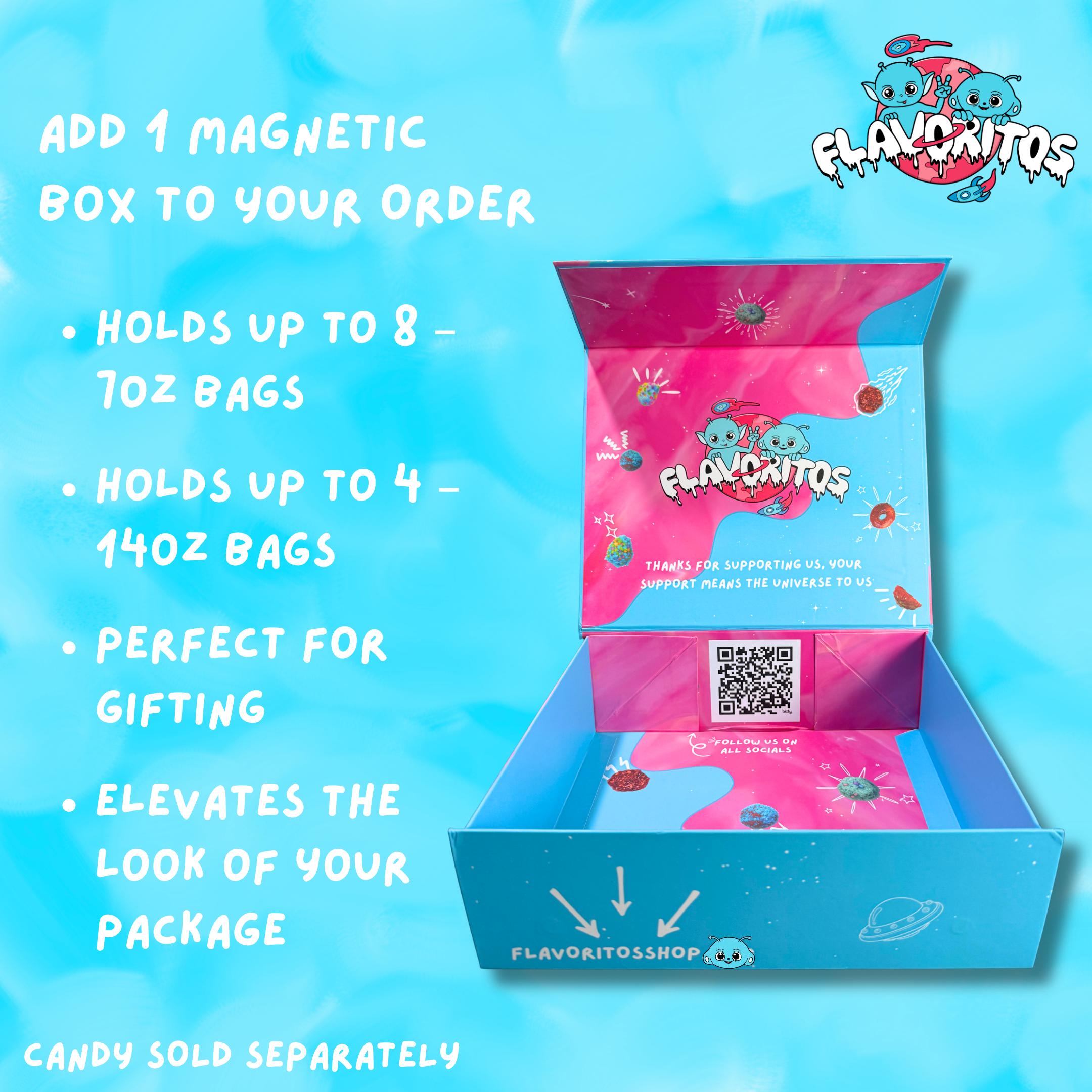 Flavoritos Magnetic Box – Premium Packaging Upgrade (Box Only Candy Sold Seperately)
