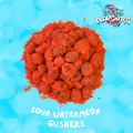 Sour Watermelon Gushers - Sour and Sweet Candy Snack