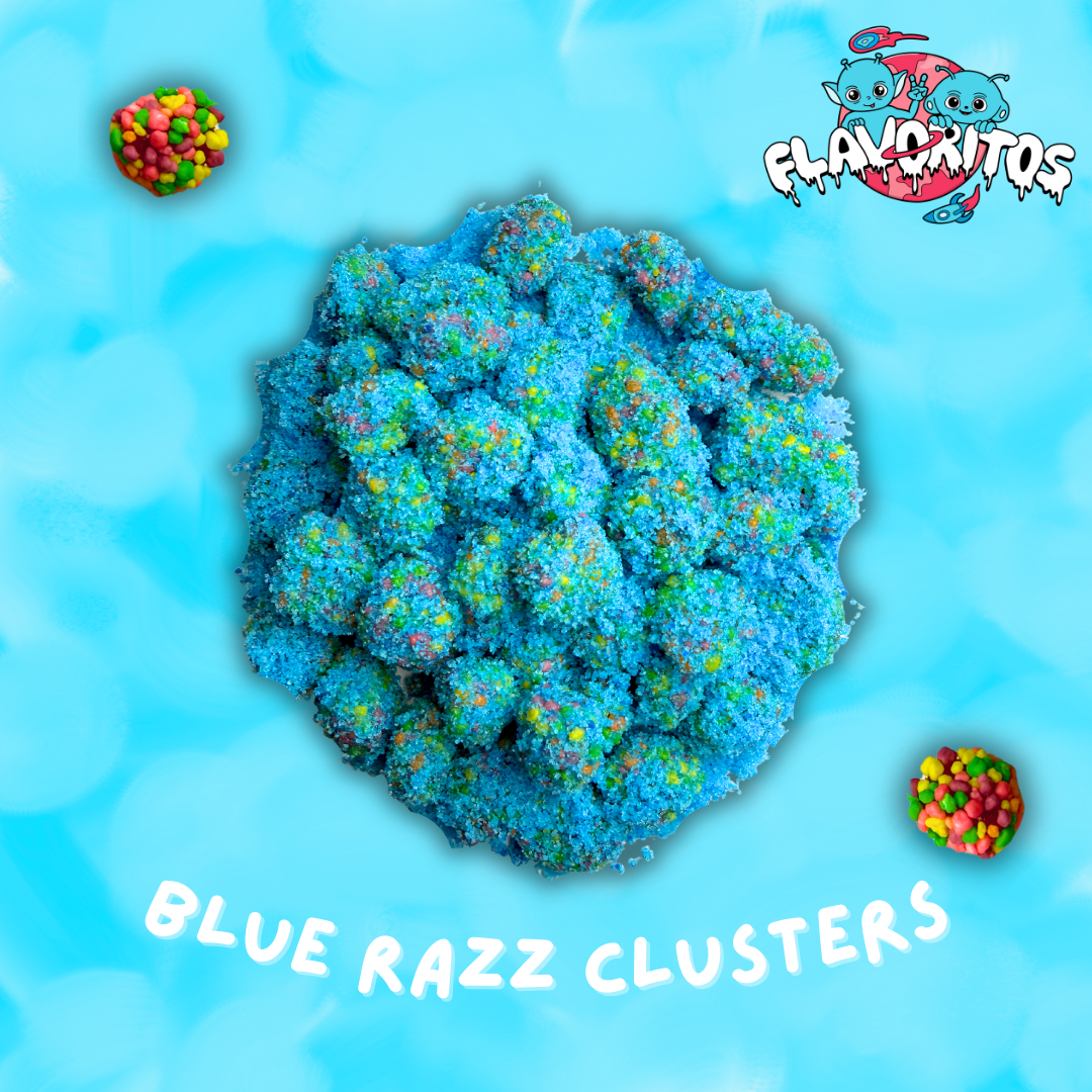 BLUE SOUR RAZZ CLUSTERS – Flavoritos